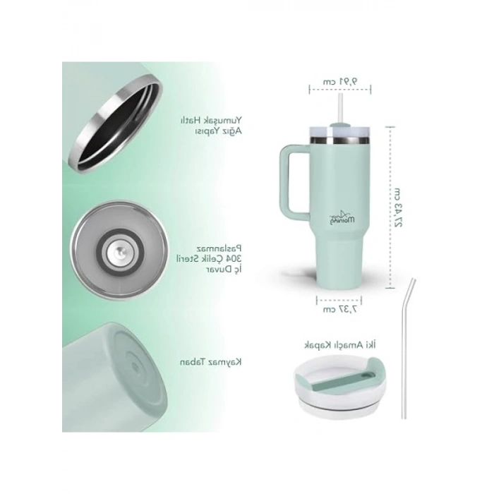 1200 ml Kapasiteli Termos Mug - Sızdırmaz Tasarım