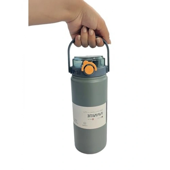 1200 ML Vakumlu Soğuk Pipetli Matara, Çelik Malzeme