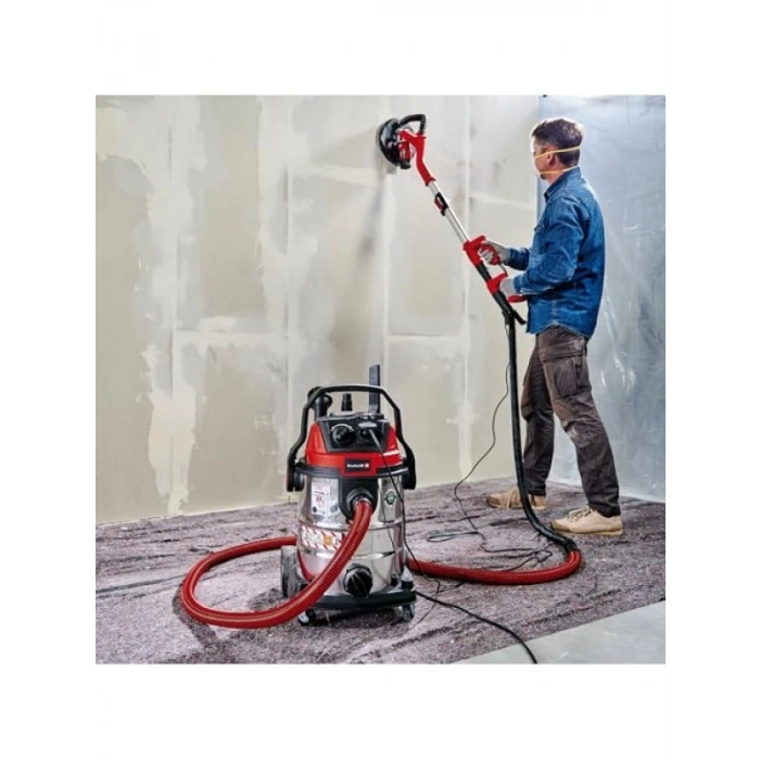 1200W Güçlü Islak/Kuru Endüstriyel Süpürge, 25L Paslanmaz Çelik Hazne