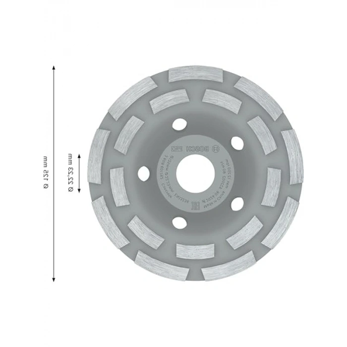 125 mm Beton için Elmas Taşlama Diski, Uzman Aksesuarlarla
