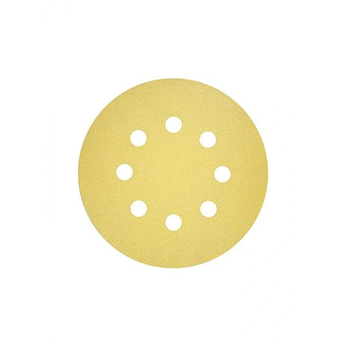 125 mm Zımpara, 120 Kum, 8 Delikli