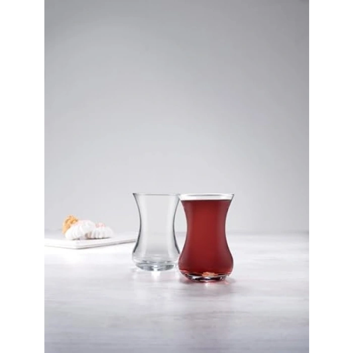 125cc Kapasiteye Sahip 6lı İnce Çay Bardağı Seti