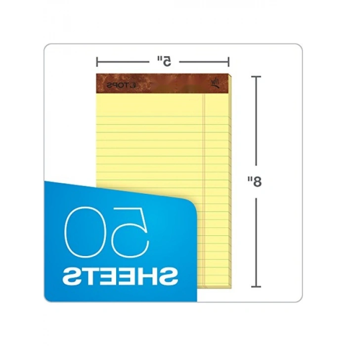 12,7 x 20,3 cm Yasal Bloknot - 12li Paket