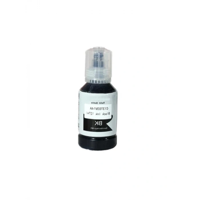 127ml Siyah Mürekkep Sisesi, Yüksek Kalite, Epson Uyumlu