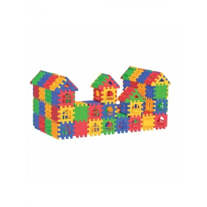 128 Parça Eğlenceli Puzzle Seti, Şehir Teması