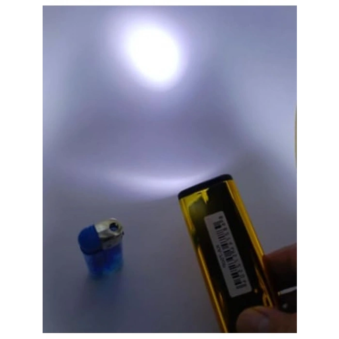 12cm Rüzgarda Sönmeyen Led Işıklı Çakmak, Doldurulabilir