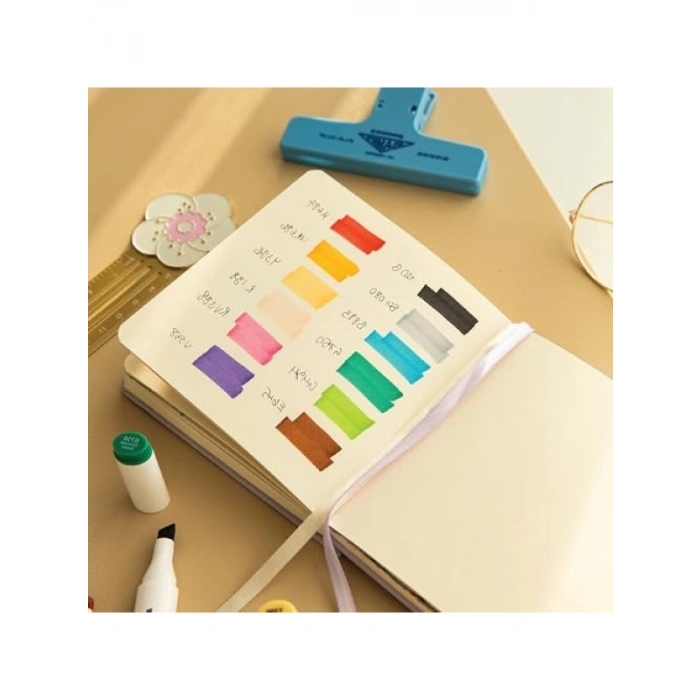 12’li Çift Uçlu Alkol Bazlı Marker Kalem Seti