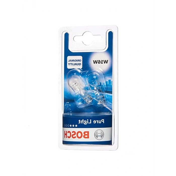 12V 16W W2,1x9,5d Araba Ampulü, 2 Adet Yüksek Performanslı Set