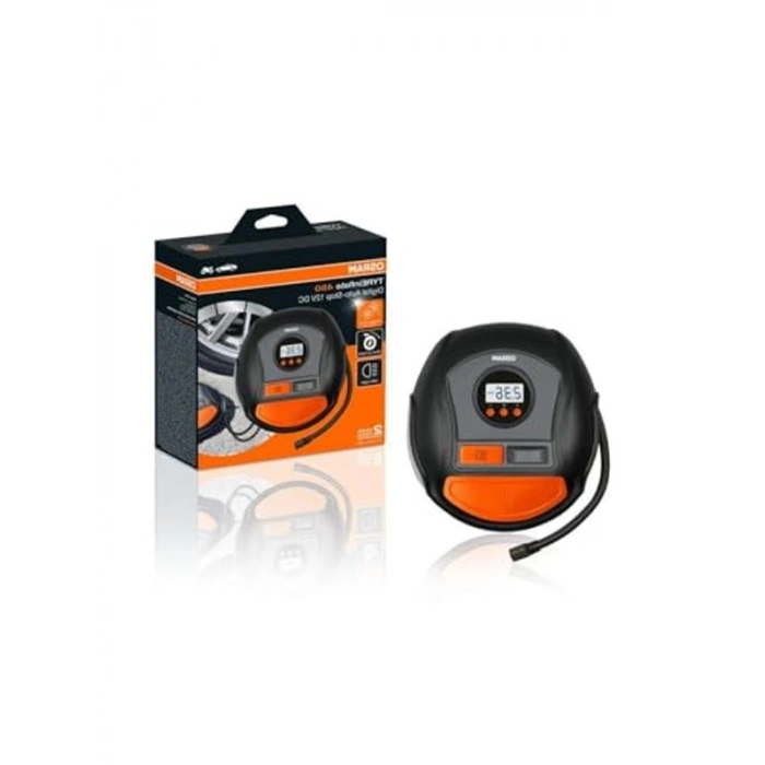 12V Dijital Lastik Şişirme Hava Kompresörü, 120W Güç