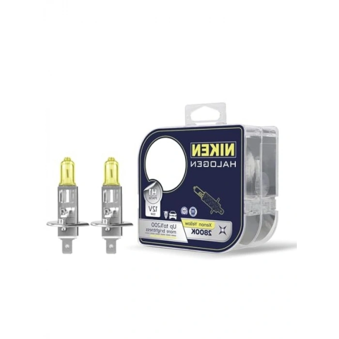 12V H1 55W Sarı Işık Ampul - 2 Adet Takım