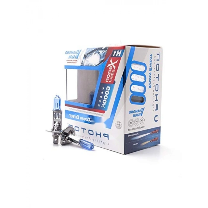 12V H1 Beyaz Ampul - Yüksek Performans