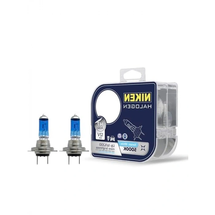 12V H7 55W Beyaz Işık Ampul, 5000K, 2 ADET Set