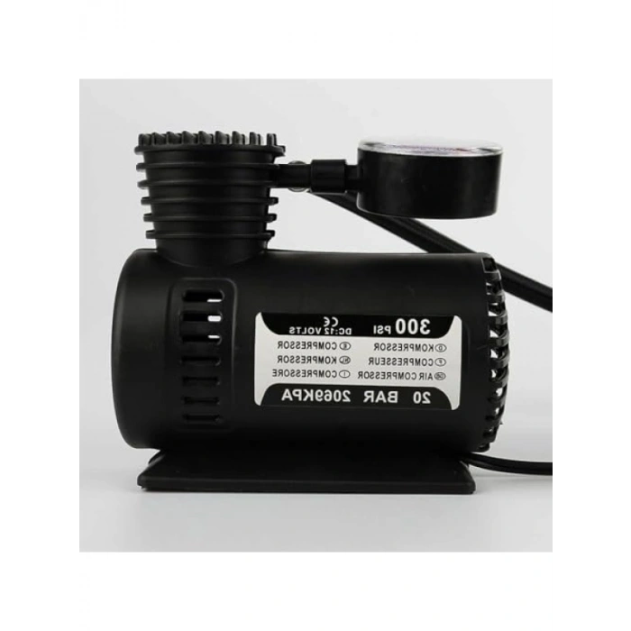 12V Mini Hava Kompresörü, 300 PSI Lastik Şişirme Pompası