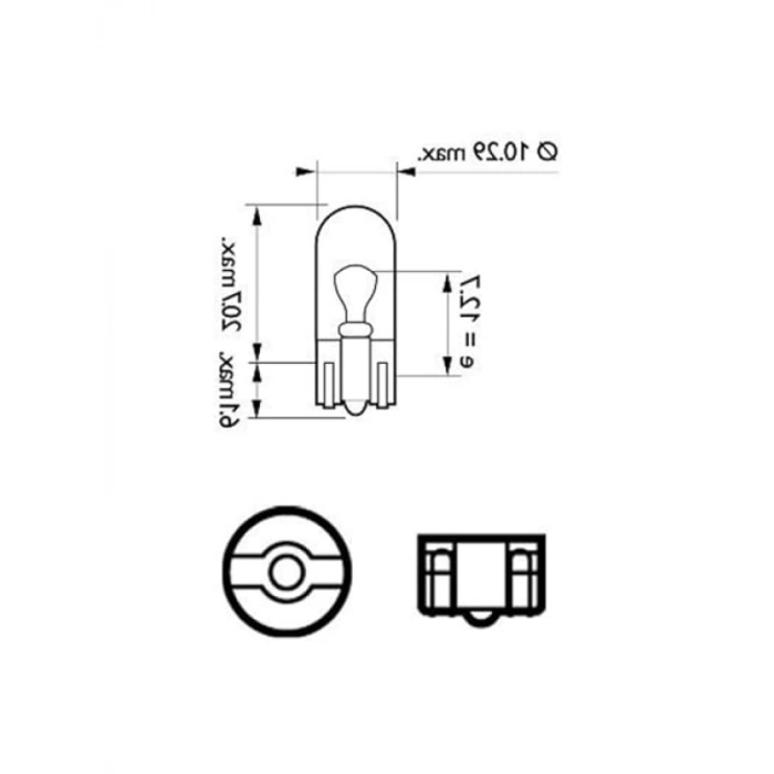 12V Park ve İç Mekan Ampulü - 2li Paket