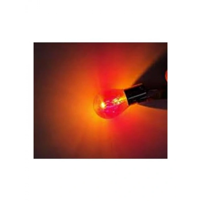 12V PY21W 93 Tek Duy Amber Ampul 2li Set, Yüksek Kalite