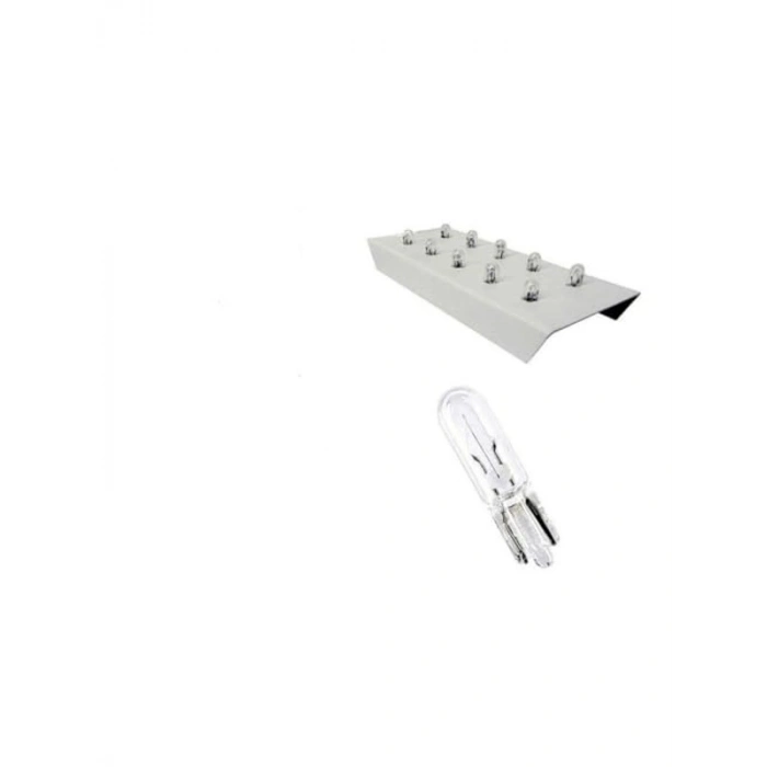 12V T5 1.2W Mini Dipsiz Ampul Seti - 10 Adet Renk Seçeneği