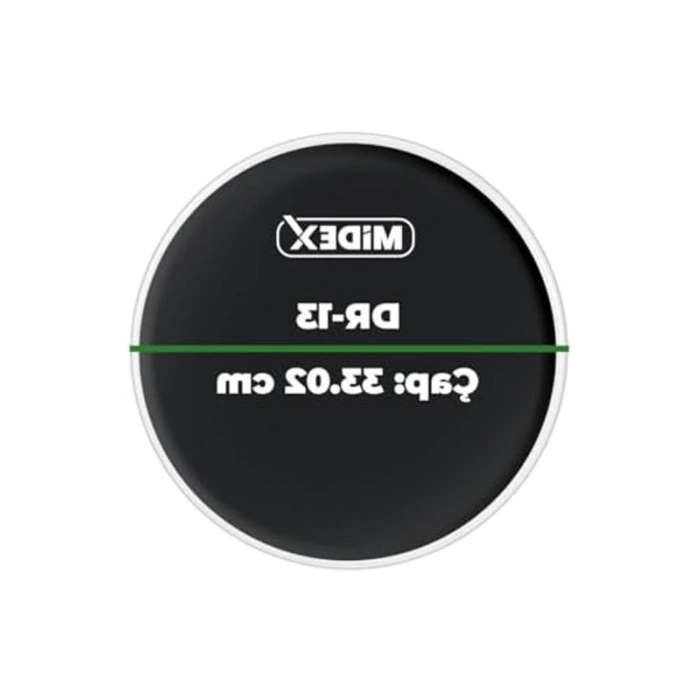 13 inç Siyah Tom Bateri Derisi, 33.02 cm Çapında