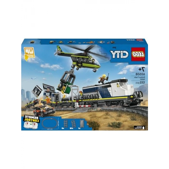 1313 Parça LEGO Seti, Dedektif Temalı Polis Treni