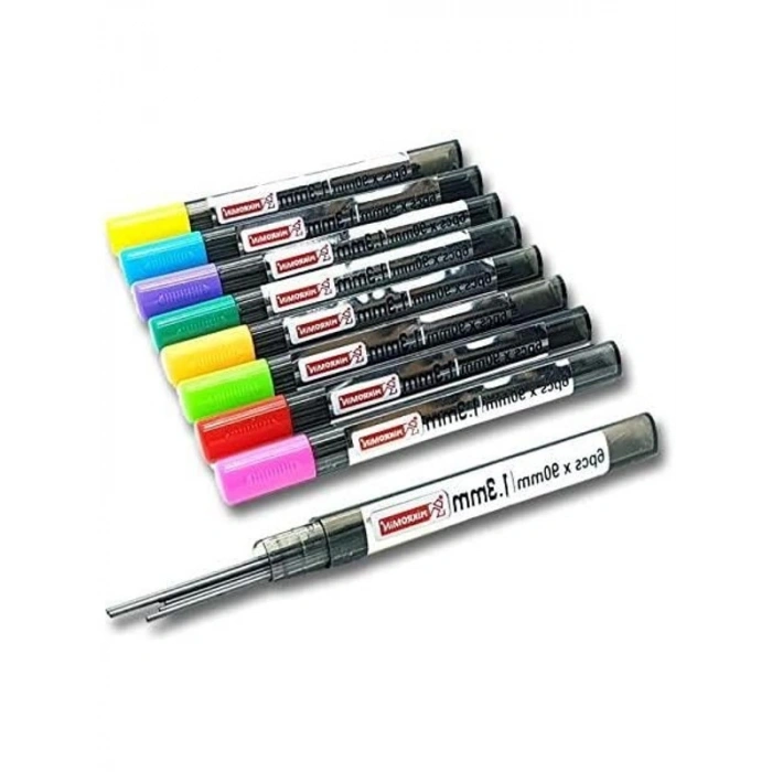 1.3mm Kalınlığında Siyah Kalem Ucu, 2B, 3 Adet Set