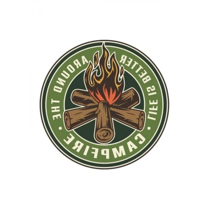 13x13 cm Off Road Temalı Sticker, Kamp ve Macera İçin