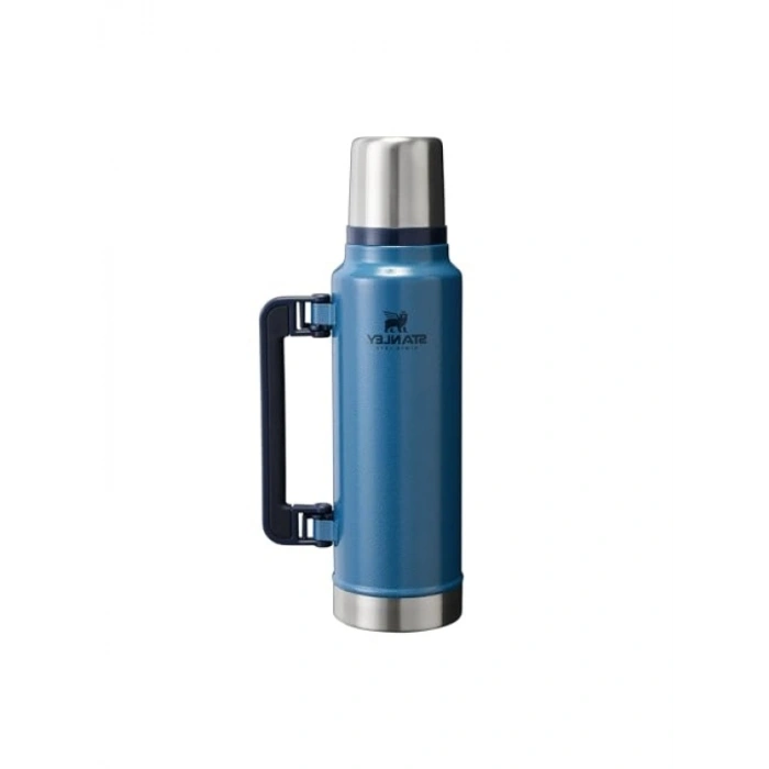 1.4 Litre Mavi Vakumlu Çelik Termos - 48 Saat Isı Koruma Özelliği