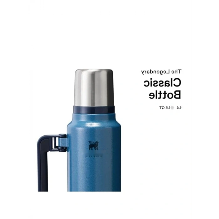 1.4 Litre Mavi Vakumlu Çelik Termos - 48 Saat Isı Koruma Özelliği