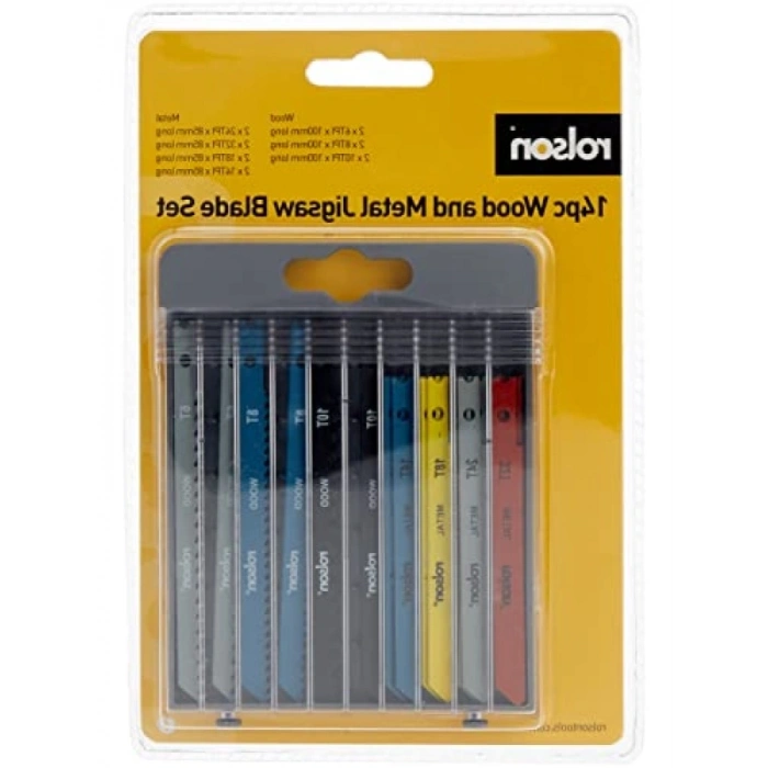 14 Parçalı Dekupaj Testeresi Seti - Ahşap, Plastik ve Metal için