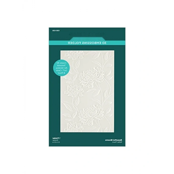 14 x 21,5 cm 3D Kabartma Klasörü - Beau Bloom Modeli