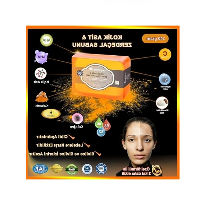 140 gr Kojik Asit ve Zerdeçal Sabunu, Aydınlatıcı