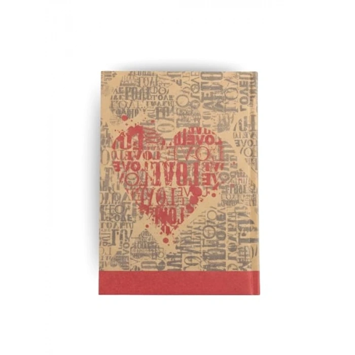 14x20 cm Boyutunda Kraft Hatıra Defteri, 96 Yaprak