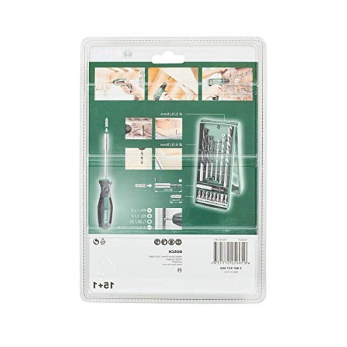 15+1 Matkap Vidalama Ucu Seti - Çok Amaçlı Kullanım