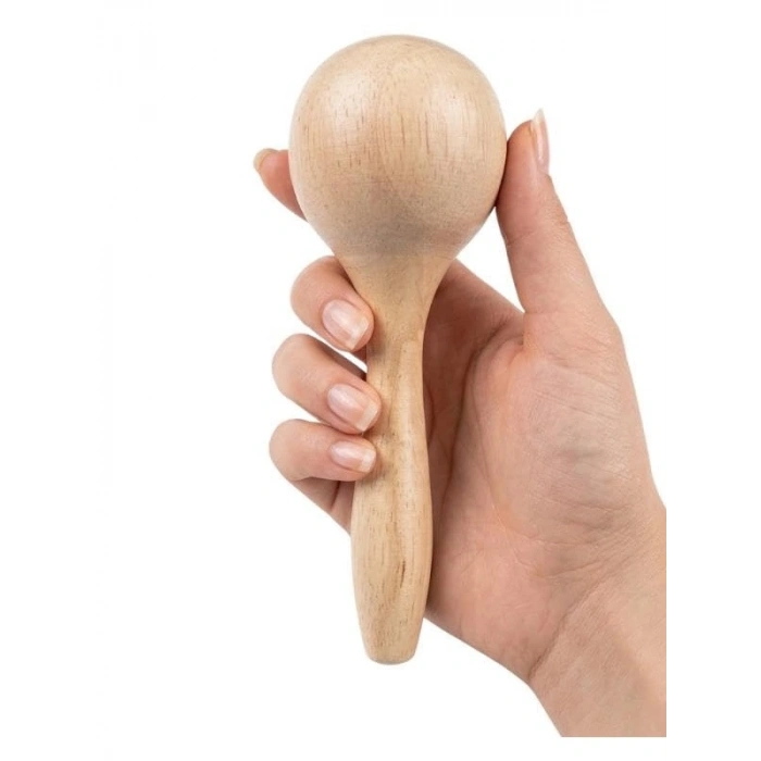 15 cm Ahşap Ritim Aleti Marakas, Eğlenceli Sesler