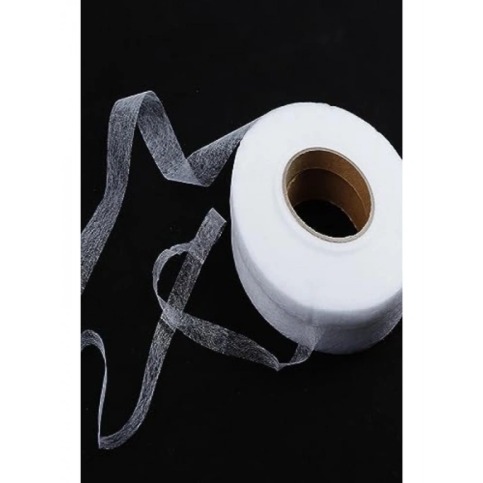 1,5 cm Genişliğinde Çift Taraflı Yapışkan Tela, 50 m