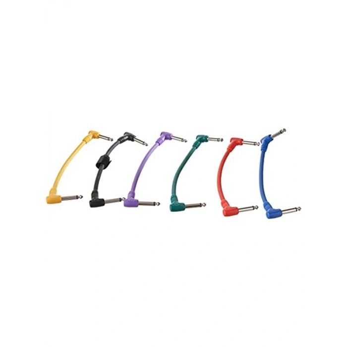 15 cm Gitar Pedal Ara Kablosu Seti, 6 Adet