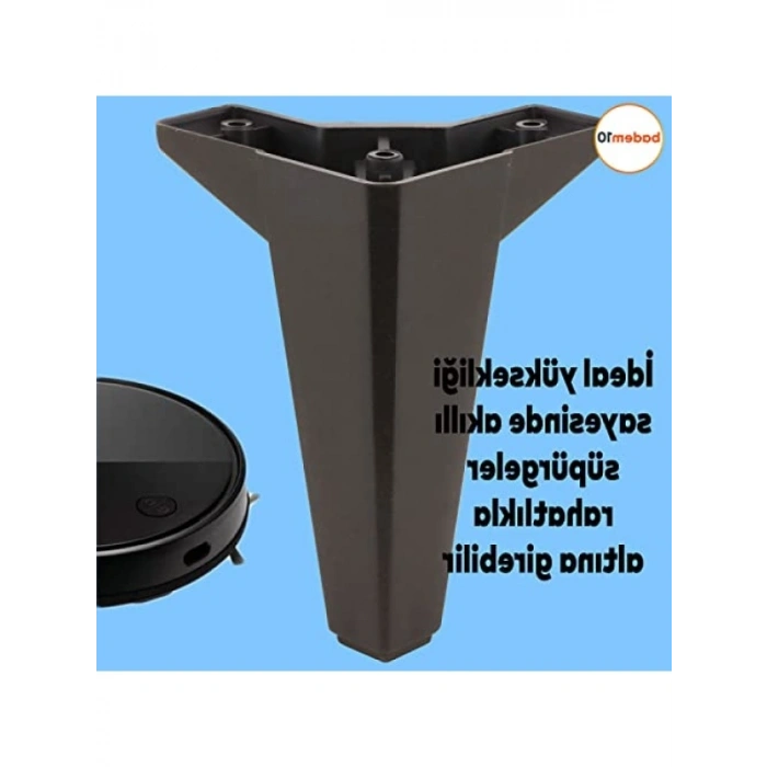 15 cm Siyah Plastik Koltuk Ayak Seti (4 ADET)