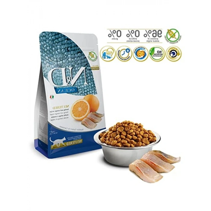 1.5 kg Ringa Balıklı Kuru Kedi Maması, Kısırlaştırılmış
