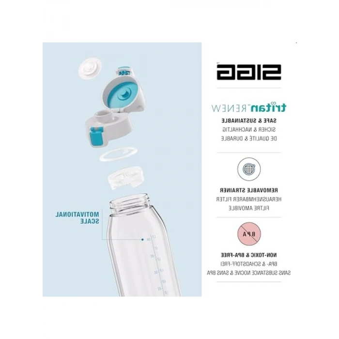 1.5 L Kapasiteli MyPlanet Aqua Su Şişesi, Total Clear