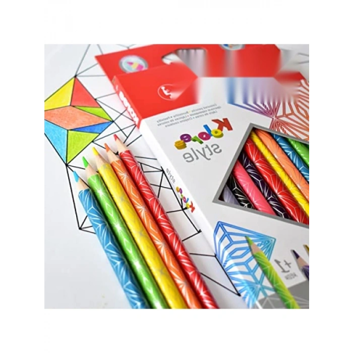 15li Renkli Boya Kalemi Seti
