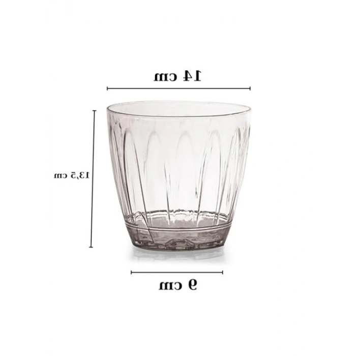 1.5 litre kapasiteli şeffaf orkide saksısı, modern dekoratif tasarım