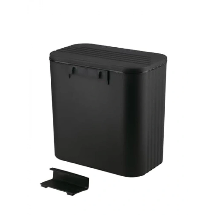 15 LT Siyah Mutfak Tezgah Üstü Çöp Kovası