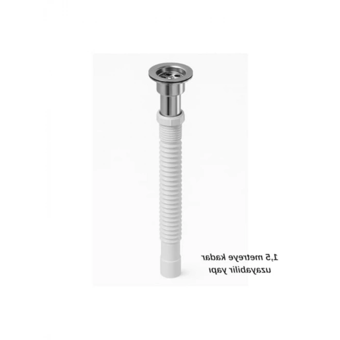 1,5 Metre Uzayabilir Esnek Gider Borusu