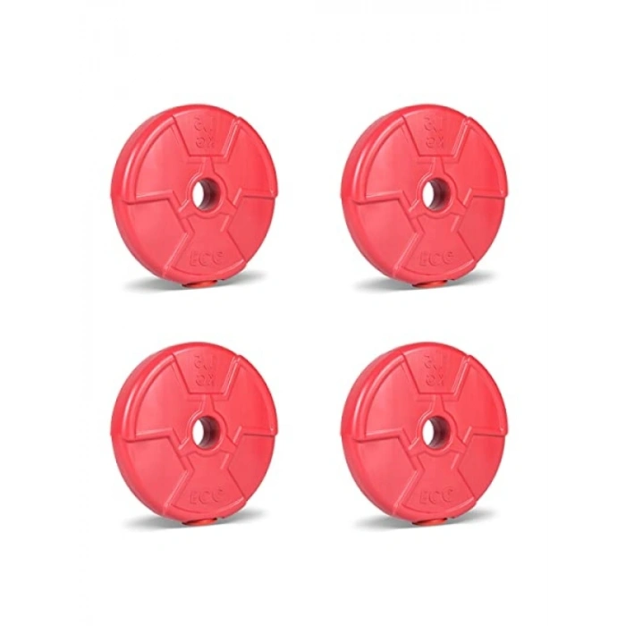 1.5 mm Kalınlığında Kırmızı Spor Plaka - 4 Adet