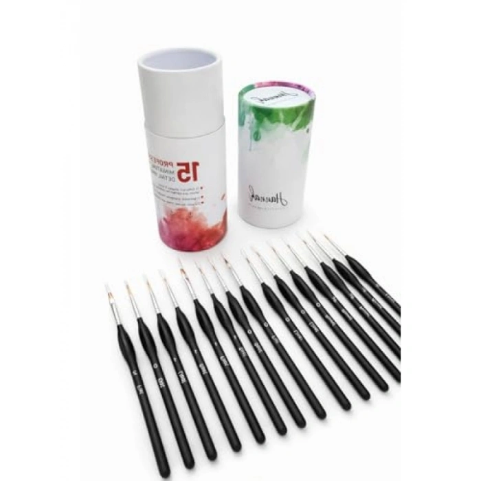 15 Parça Detay Boya Fırça Seti