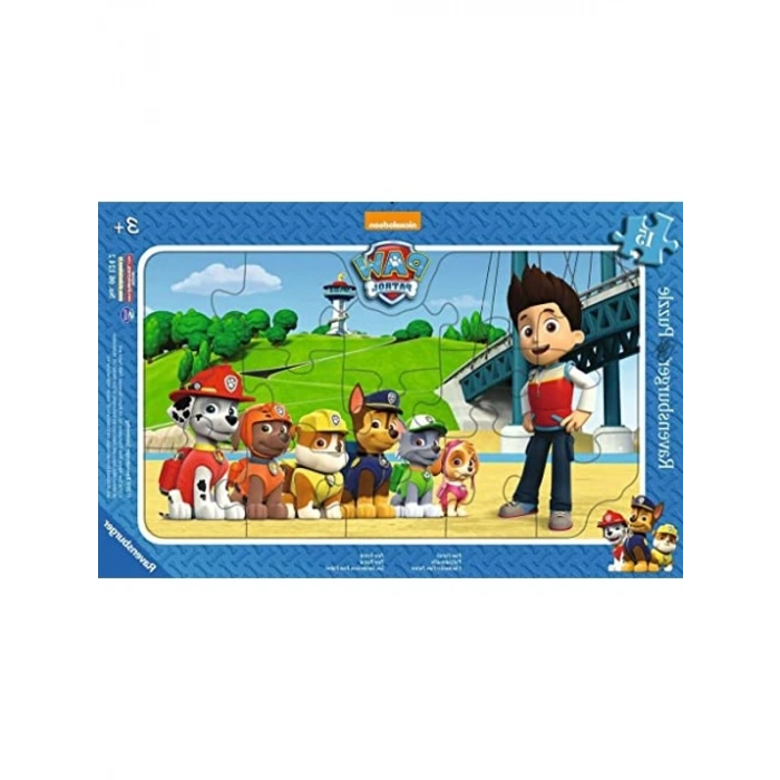 15 Parça Küçük Çerçeveli Puzzle, Eğlenceli Bahçe Hayvanları Teması
