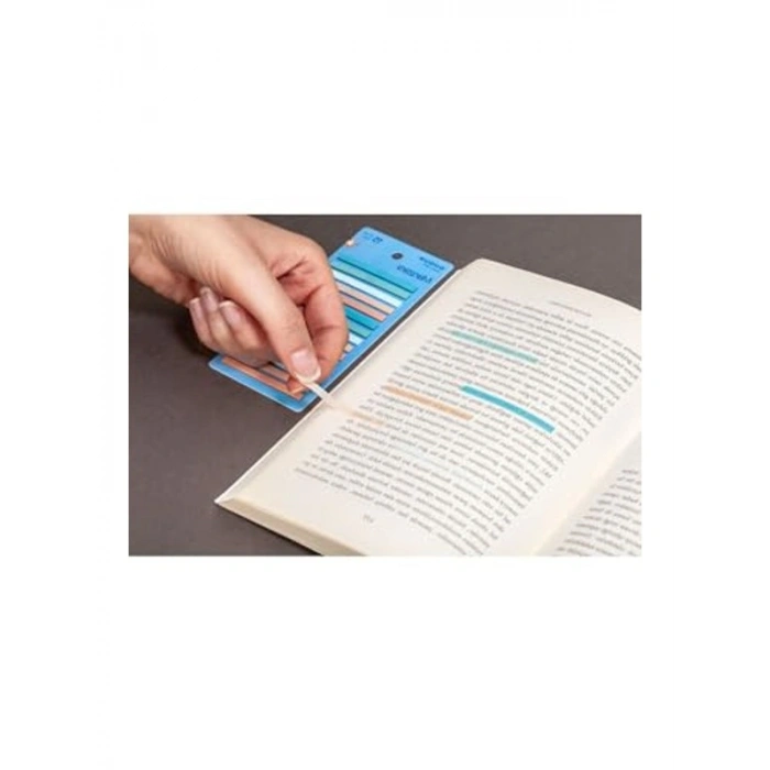 15 Renkli Şeffaf Pet Index, Post-it ve Sticky Note Seti