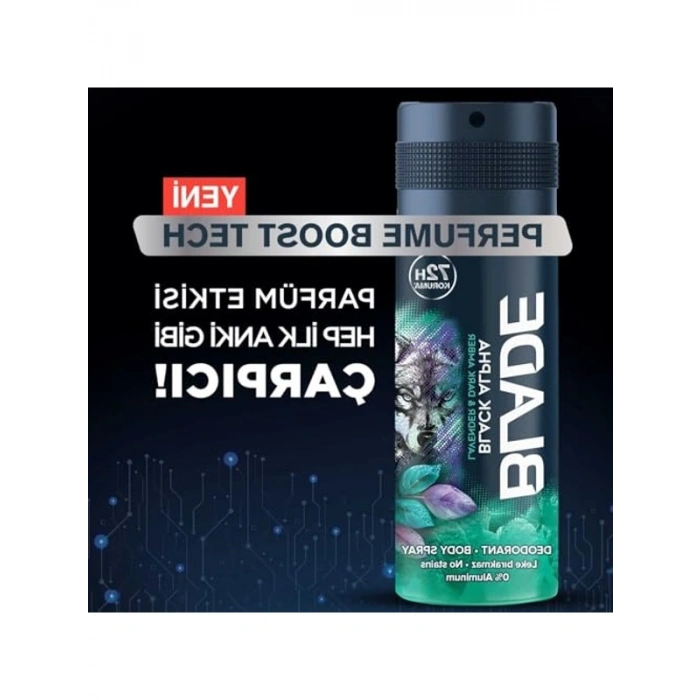 150 ml Alfa Deodorant, Yoğun Ferahlık ve Uzun Süreli Koruma