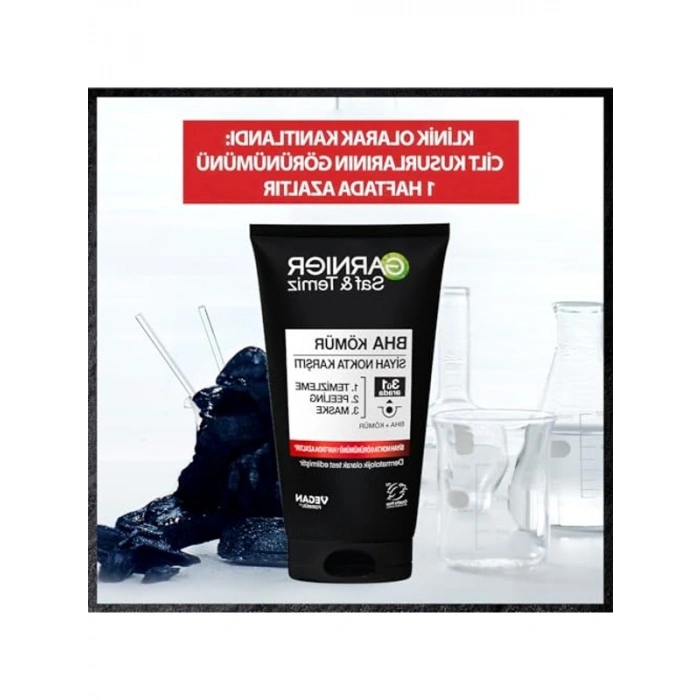 150 ml kömürlü siyah nokta karşıtı 3ü 1 arada temizleyici