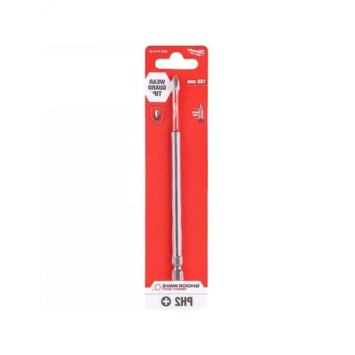 150 mm Shockwave Bit, PH2 Ucu ile Dayanıklı ve Uzun Ömürlü