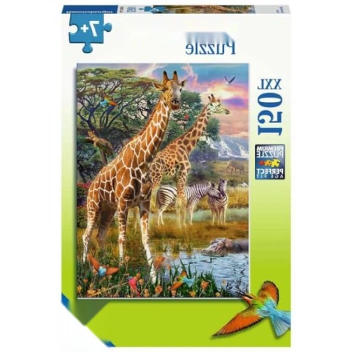 150 Parça Zürafa Temalı Puzzle