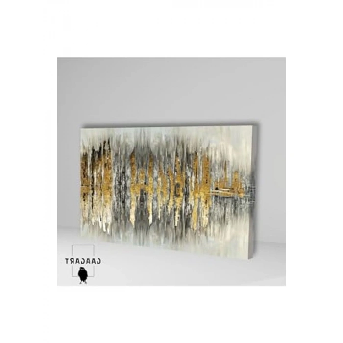 150 x 100 cm Çizgisel Soyut Tasarımlı Yatay Kanvas Tablo